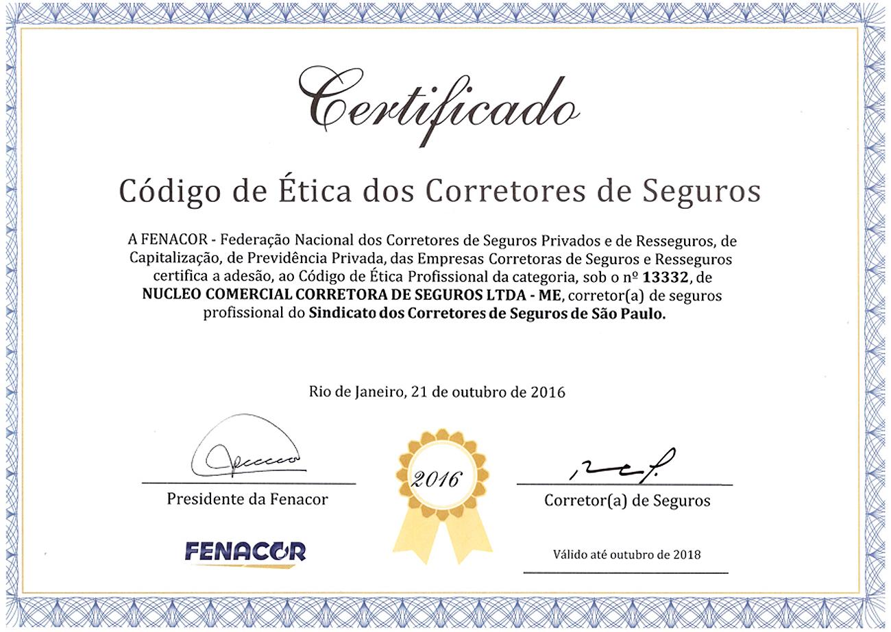 Certificado.